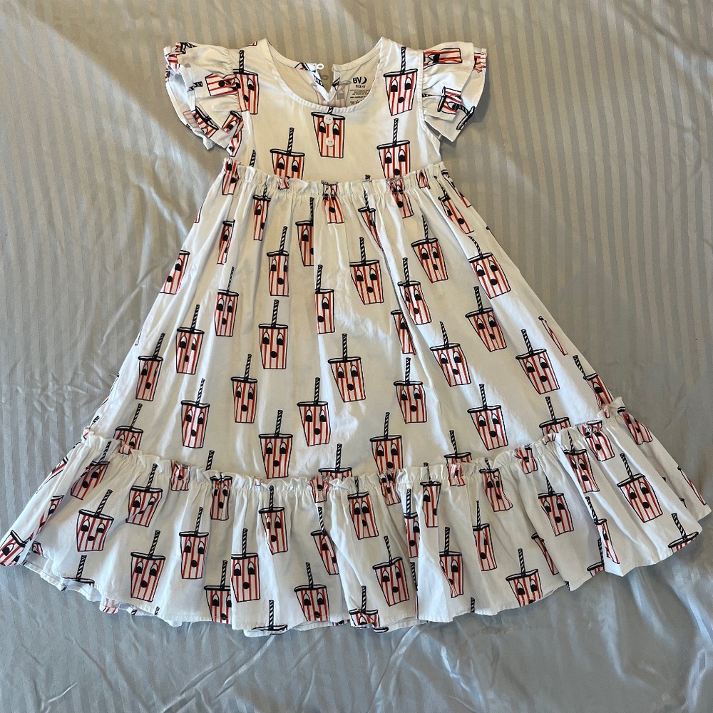 Banana Valentine by Hugo Loves Tiki soda maxi dress size 4T